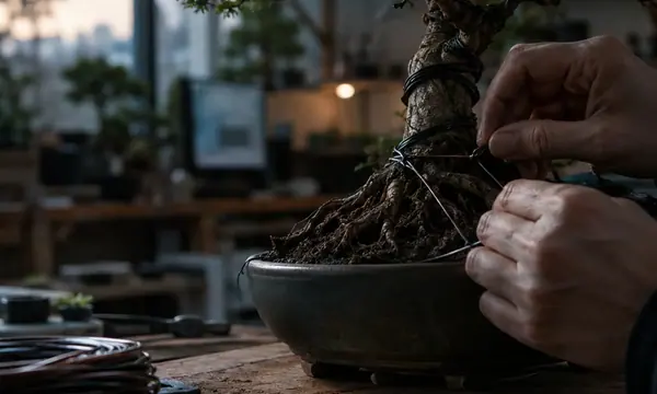 Anchoring Roots for Optimal Growth: A Walkthrough on Wiring Trees into Bonsai Pots