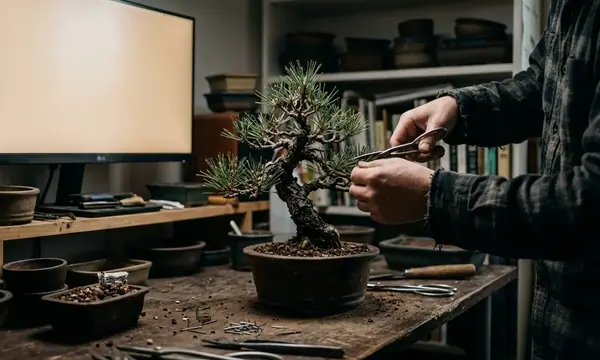 Step-by-Step Tutorial: Decandling Japanese Black Pines for Shorter Needles